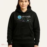 Artemis 1 Route Map SLS Rocket Launch Mission To The Moon Hoodie thumb 5