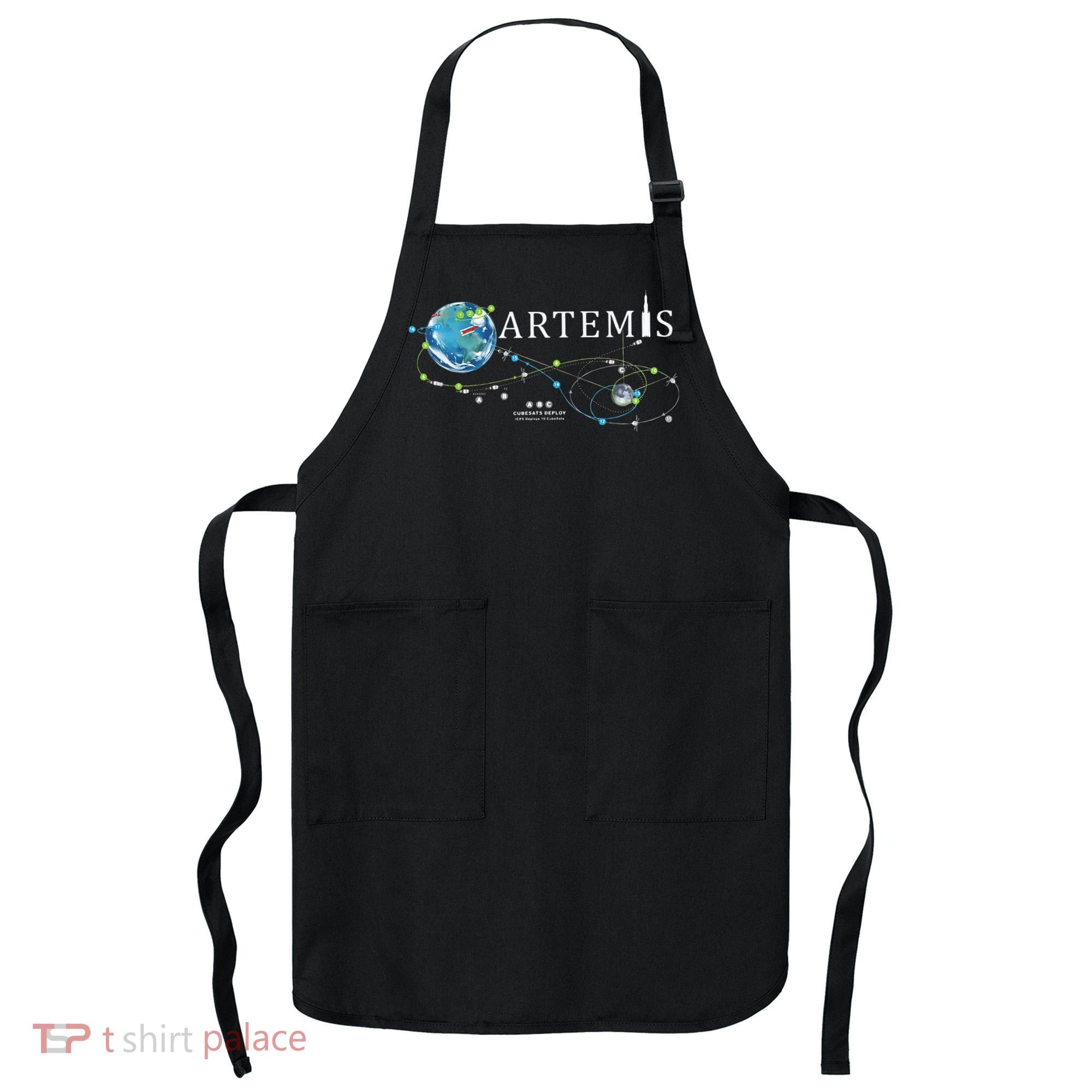 Artemis 1 Route Map SLS Rocket Launch Mission To The Moon Apron
