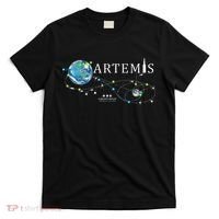 Artemis 1 Route Map SLS Rocket Launch Mission To The Moon T-Shirt thumb 0