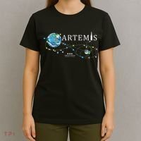 Artemis 1 Route Map SLS Rocket Launch Mission To The Moon T-Shirt thumb 4