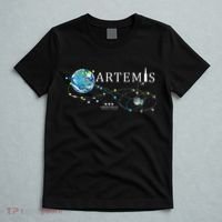 Artemis 1 Route Map SLS Rocket Launch Mission To The Moon T-Shirt thumb 5