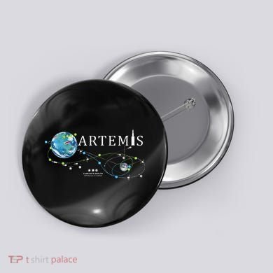 Artemis 1 Route Map SLS Rocket Launch Mission To The Moon Button