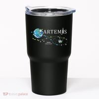 Artemis 1 Route Map SLS Rocket Launch Mission To The Moon Tumbler thumb 0