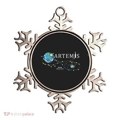 Artemis 1 Route Map SLS Rocket Launch Mission To The Moon Ornament