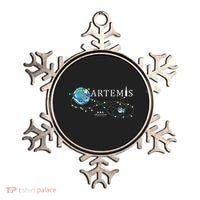 Artemis 1 Route Map SLS Rocket Launch Mission To The Moon Ornament thumb 0