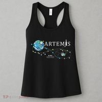 Artemis 1 Route Map SLS Rocket Launch Mission To The Moon Women's Tank Top thumb 3