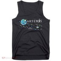 Artemis 1 Route Map SLS Rocket Launch Mission To The Moon Tank Top thumb 0