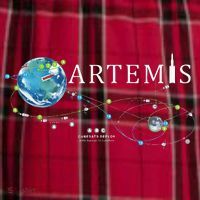 Artemis 1 Route Map SLS Rocket Launch Mission To The Moon Men's Flannel Plaid Pajama Pants thumb 2