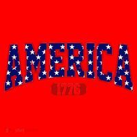 America 1776 Retro 4th Of July Independence Day  Santa Hat thumb 1