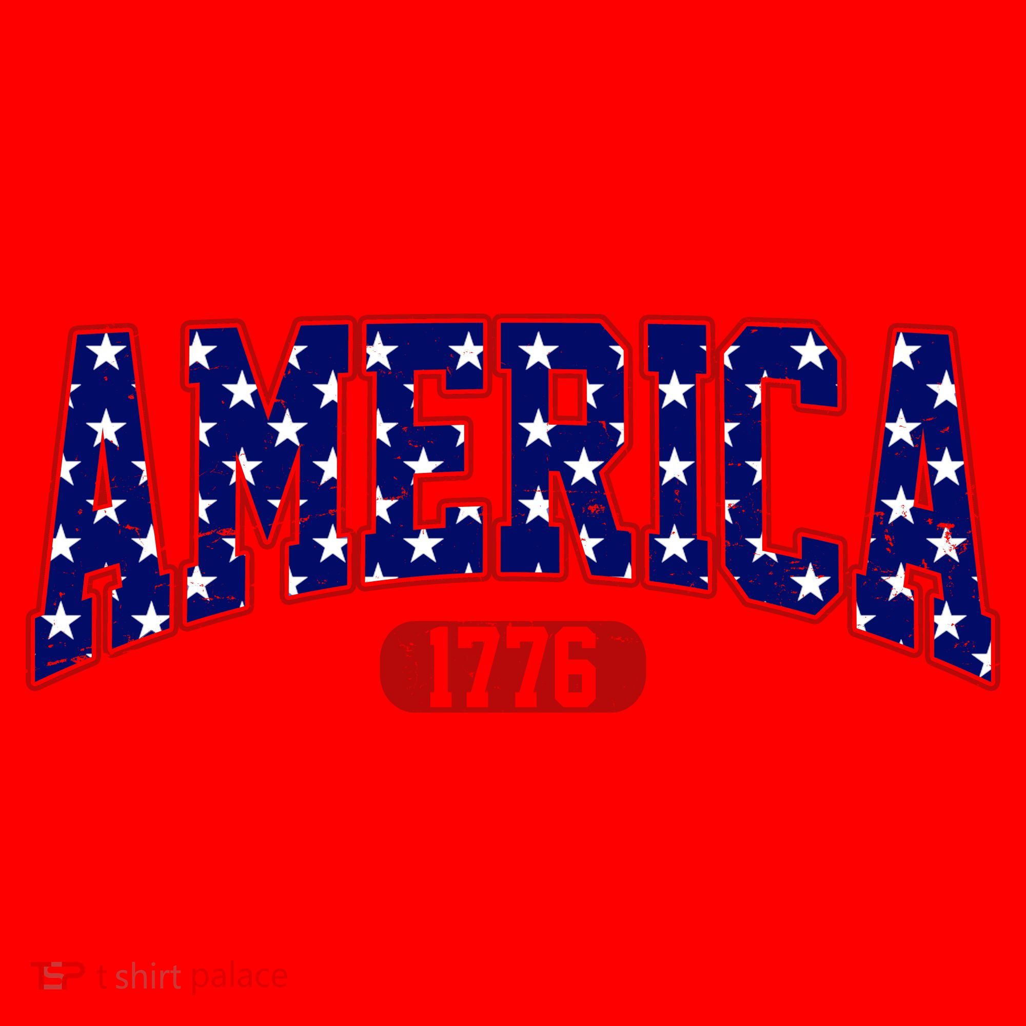 America 1776 Retro 4th Of July Independence Day  Santa Hat