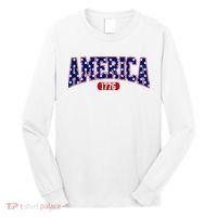 America 1776 Retro 4th Of July Independence Day  Long Sleeve Shirt thumb 0
