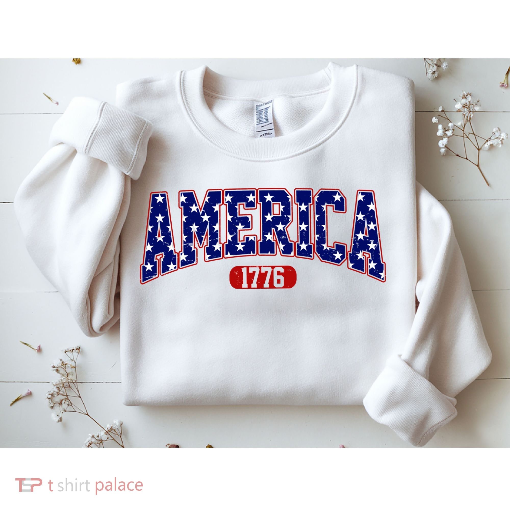 America 1776 Retro 4th Of July Independence Day  Sweatshirt