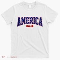 America 1776 Retro 4th Of July Independence Day  T-Shirt thumb 0