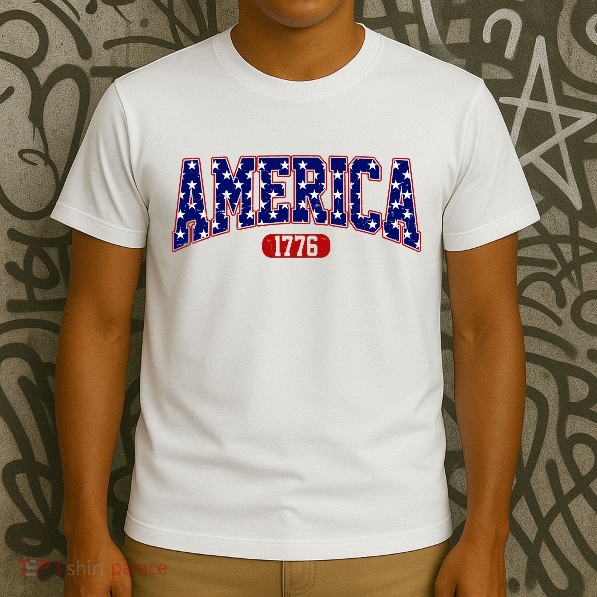 America 1776 Retro 4th Of July Independence Day  T-Shirt