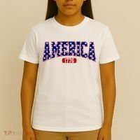 America 1776 Retro 4th Of July Independence Day  T-Shirt thumb 4