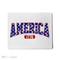 America 1776 Retro 4th Of July Independence Day  Mousepad thumb 0