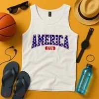 America 1776 Retro 4th Of July Independence Day  Tank Top thumb 4