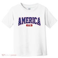 America 1776 Retro 4th Of July Independence Day  Toddler T-Shirt thumb 0