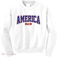 America 1776 Retro 4th Of July Independence Day  Kids Sweatshirt thumb 0