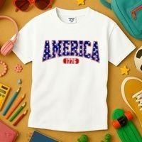 America 1776 Retro 4th Of July Independence Day  Kids T-Shirt thumb 3