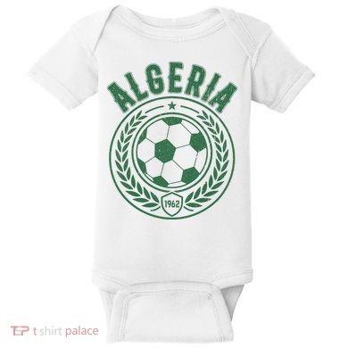Algeria 1962 Soccer Vintage Baby Bodysuit