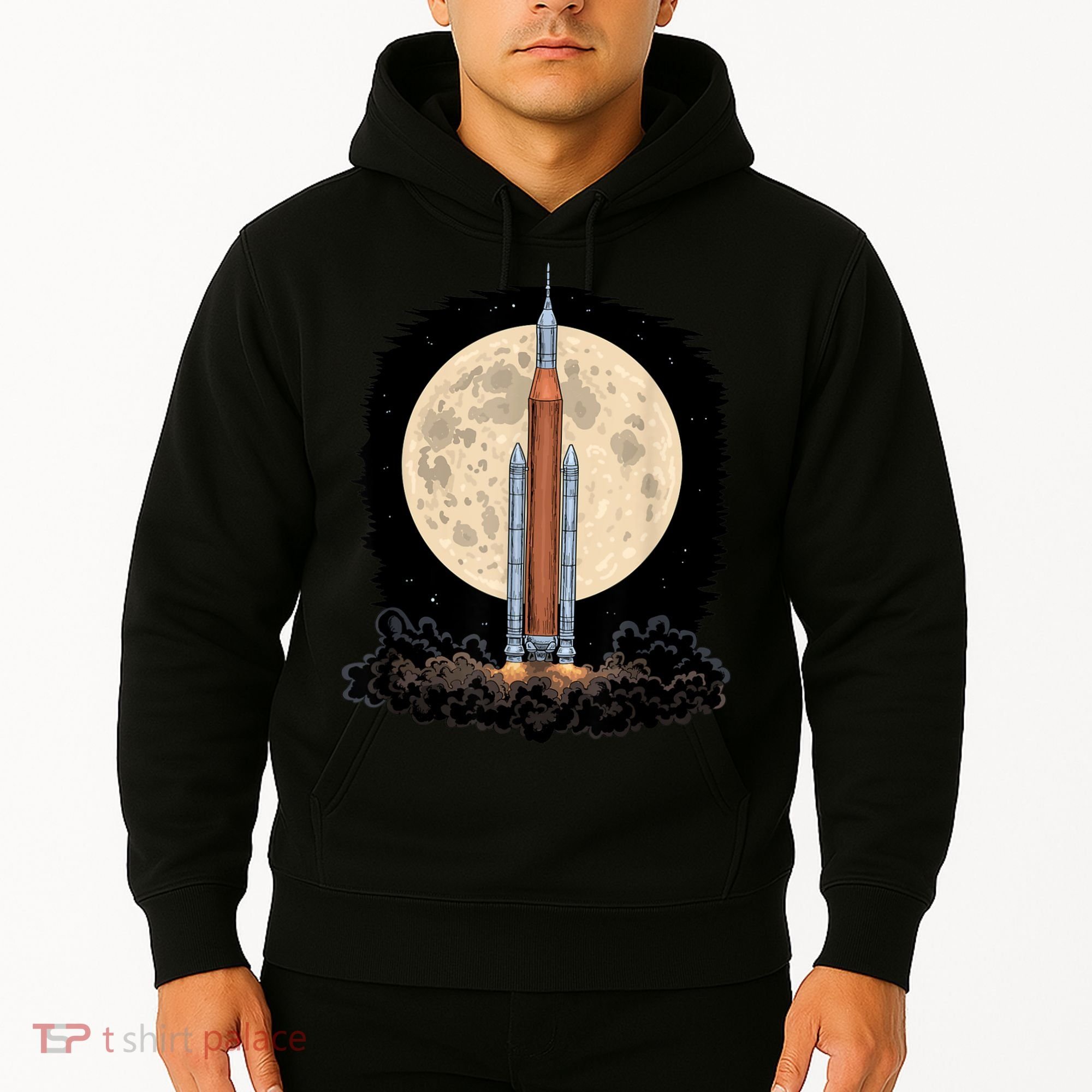 Artemis 1 SLS Rocket Launch Mission To The Moon And Beyond Hoodie