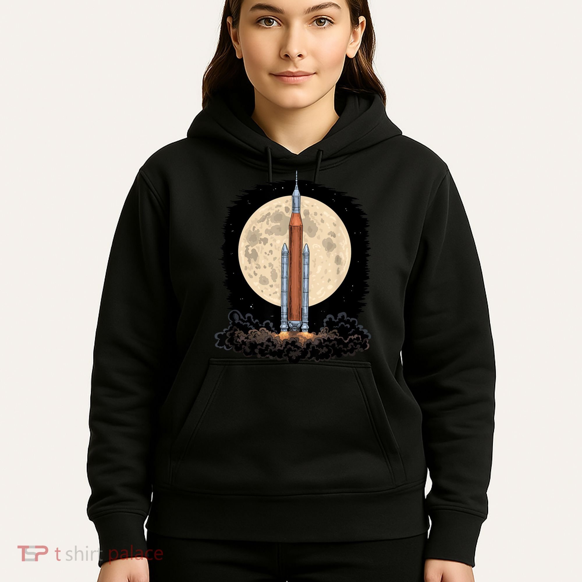 Artemis 1 SLS Rocket Launch Mission To The Moon And Beyond Hoodie