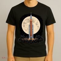 Artemis 1 SLS Rocket Launch Mission To The Moon And Beyond T-Shirt thumb 3