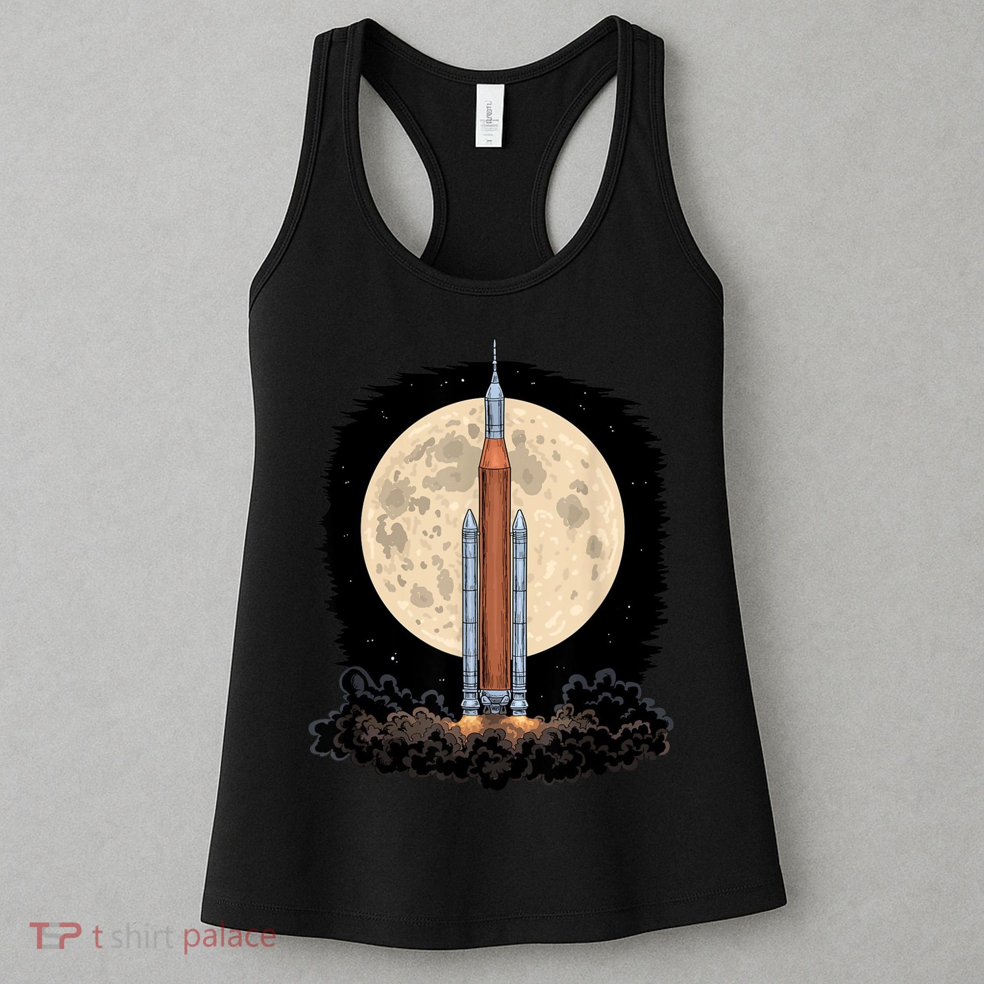Artemis 1 SLS Rocket Launch Mission To The Moon And Beyond Women's Tank Top