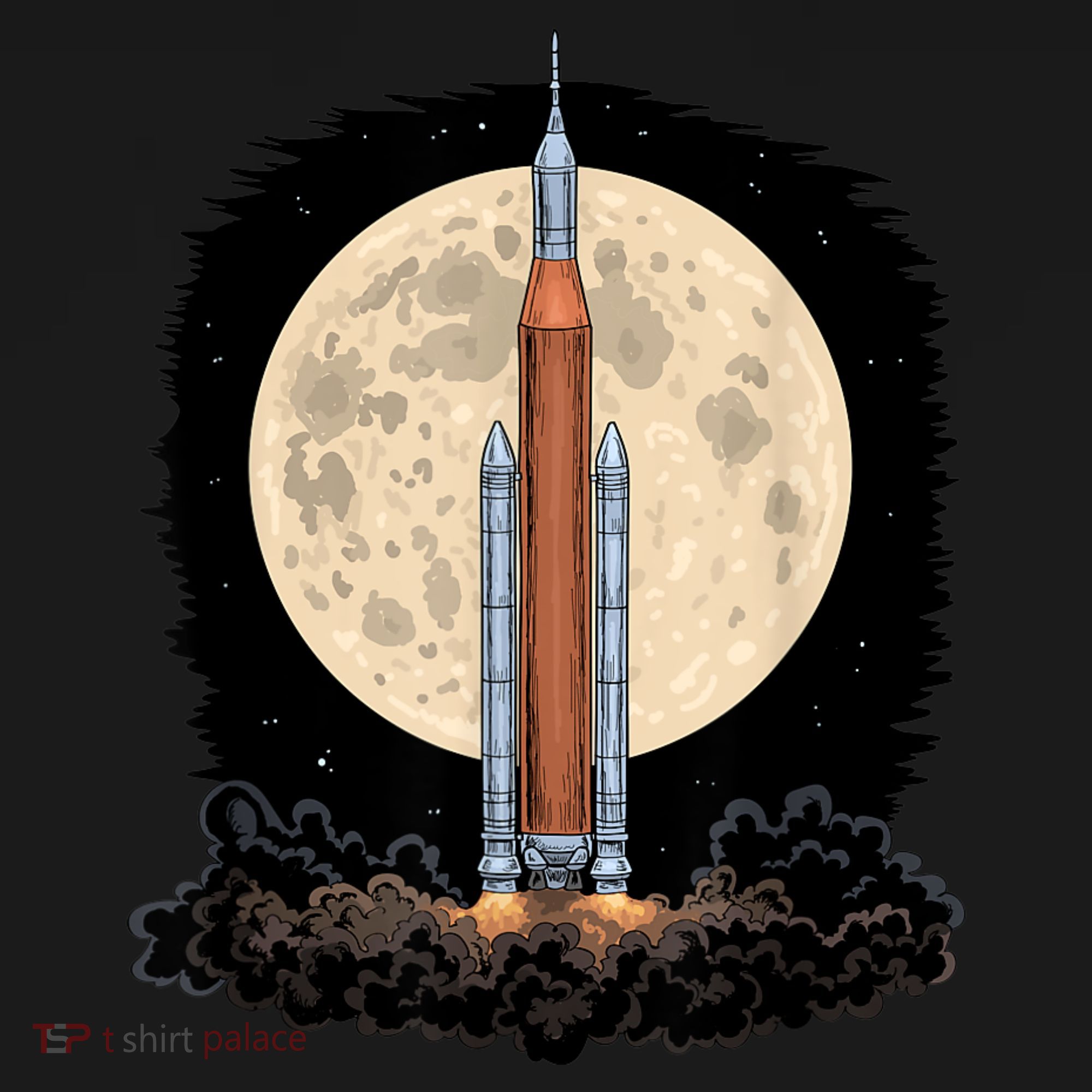 Artemis 1 SLS Rocket Launch Mission To The Moon And Beyond Women's Tank Top