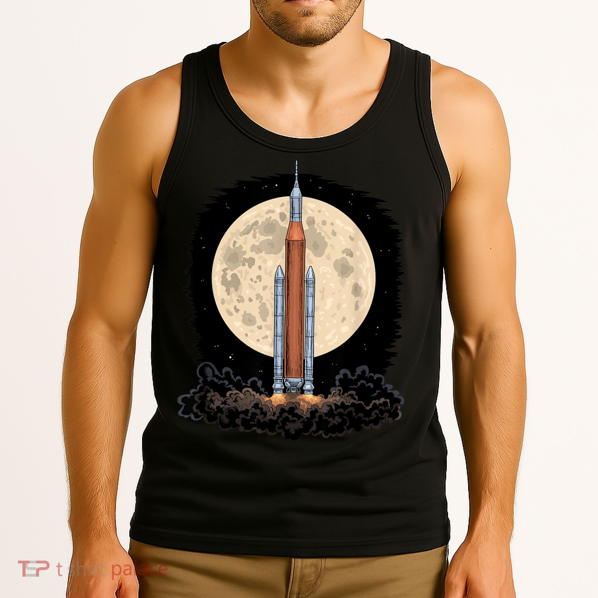 Artemis 1 SLS Rocket Launch Mission To The Moon And Beyond Tank Top