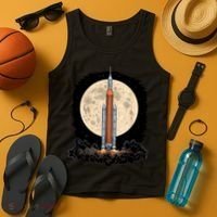 Artemis 1 SLS Rocket Launch Mission To The Moon And Beyond Tank Top thumb 4