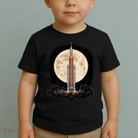 Artemis 1 SLS Rocket Launch Mission To The Moon And Beyond Toddler T-Shirt thumb 2