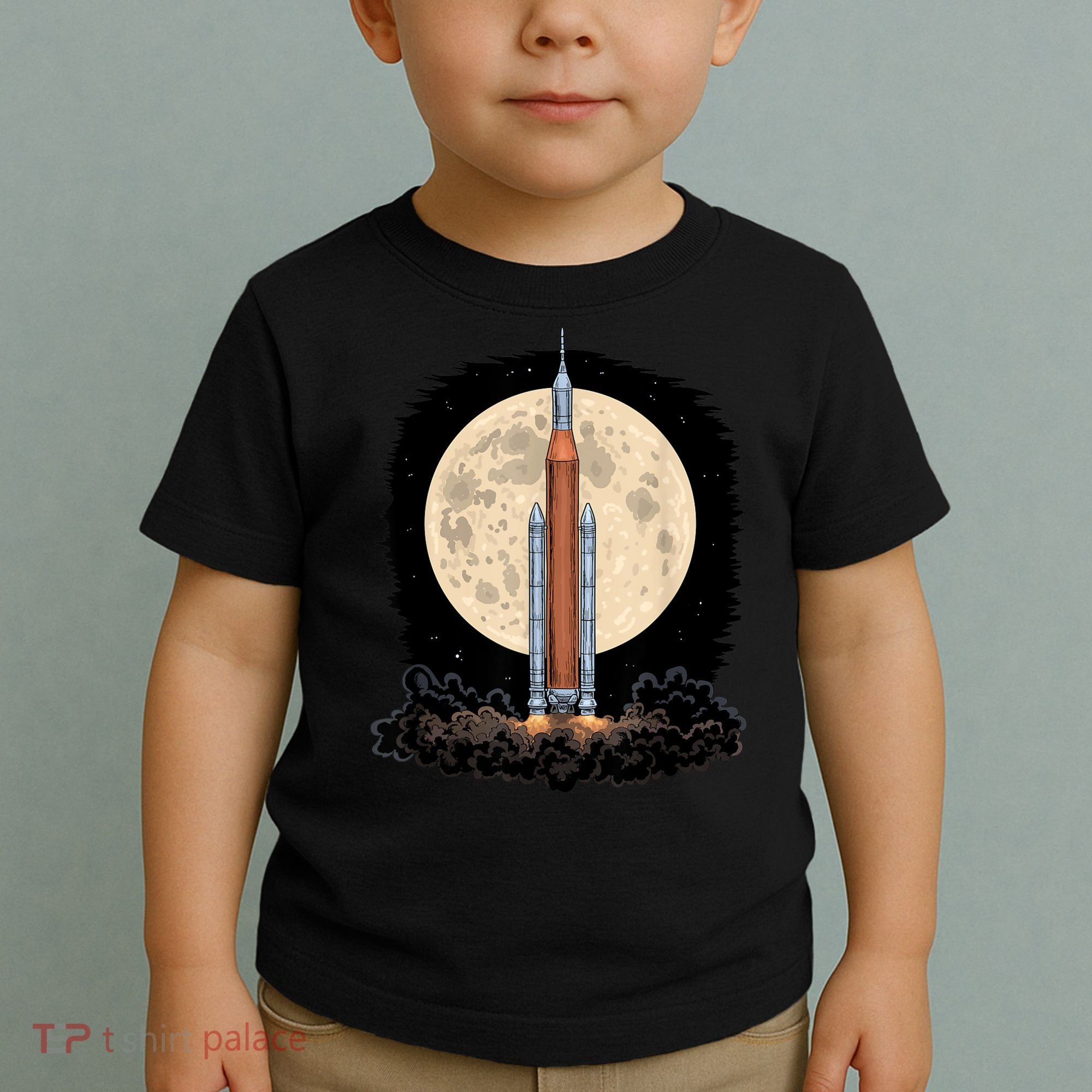 Artemis 1 SLS Rocket Launch Mission To The Moon And Beyond Toddler T-Shirt