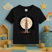 Artemis 1 SLS Rocket Launch Mission To The Moon And Beyond Toddler T-Shirt thumb 3