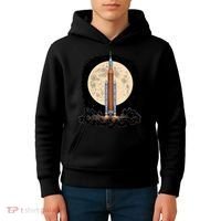 Artemis 1 SLS Rocket Launch Mission To The Moon And Beyond Kids Hoodie thumb 4