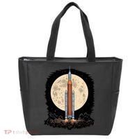 Artemis 1 SLS Rocket Launch Mission To The Moon And Beyond Tote Bag thumb 0