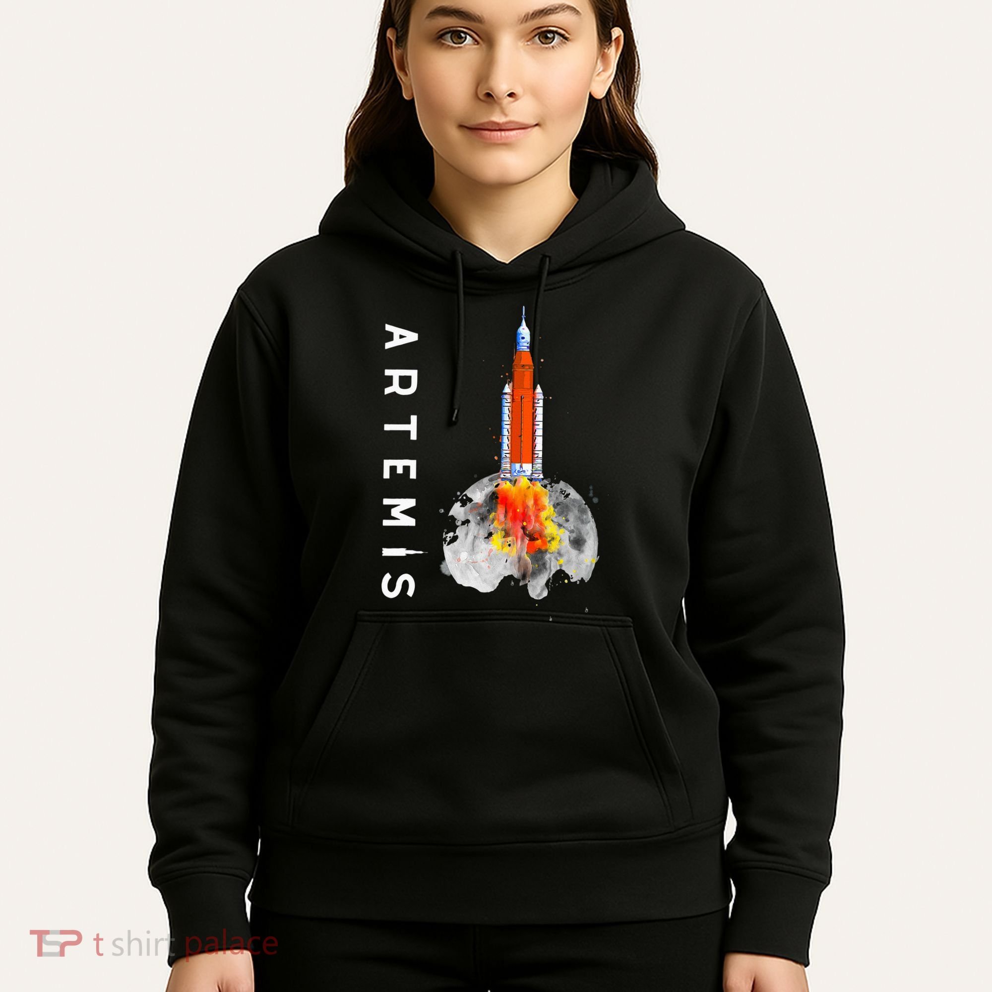 Artemis 1 SLS Rocket Launch Mission To The Moon And Beyond Hoodie