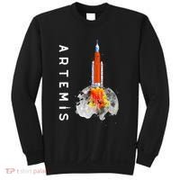 Artemis 1 SLS Rocket Launch Mission To The Moon And Beyond Sweatshirt thumb 0