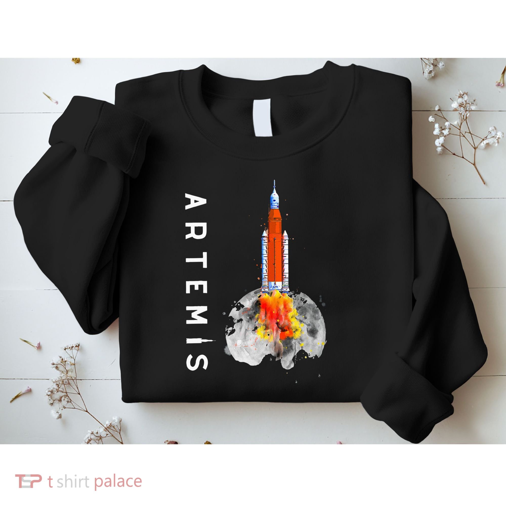 Artemis 1 SLS Rocket Launch Mission To The Moon And Beyond Sweatshirt