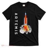 Artemis 1 SLS Rocket Launch Mission To The Moon And Beyond T-Shirt thumb 0