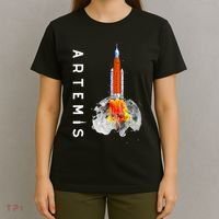 Artemis 1 SLS Rocket Launch Mission To The Moon And Beyond T-Shirt thumb 4