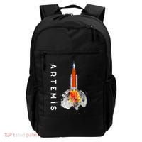 Artemis 1 SLS Rocket Launch Mission To The Moon And Beyond Backpack thumb 0