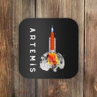 Artemis 1 SLS Rocket Launch Mission To The Moon And Beyond Coaster thumb 0