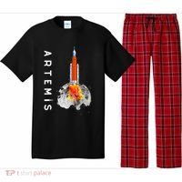 Artemis 1 SLS Rocket Launch Mission To The Moon And Beyond Pajama Set thumb 0