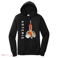 Artemis 1 SLS Rocket Launch Mission To The Moon And Beyond Women's Hoodie thumb 0