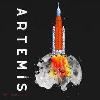 Artemis 1 SLS Rocket Launch Mission To The Moon And Beyond Women's Hoodie thumb 2