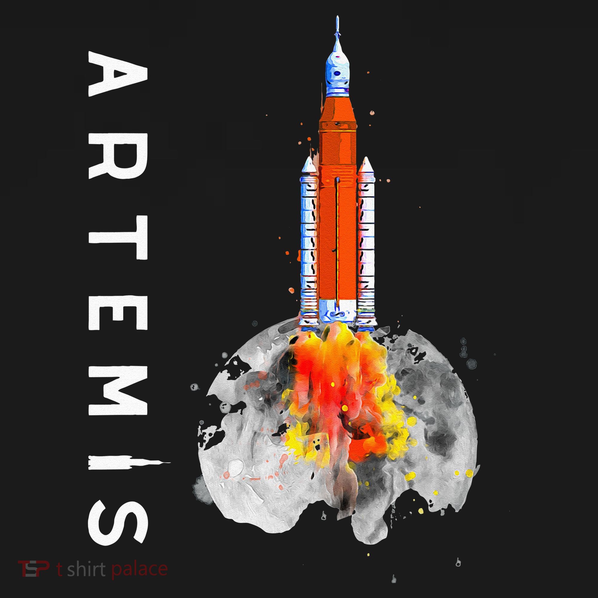 Artemis 1 SLS Rocket Launch Mission To The Moon And Beyond Women's Hoodie