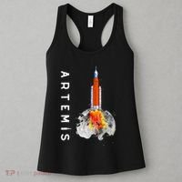 Artemis 1 SLS Rocket Launch Mission To The Moon And Beyond Women's Tank Top thumb 3