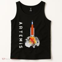 Artemis 1 SLS Rocket Launch Mission To The Moon And Beyond Tank Top thumb 2